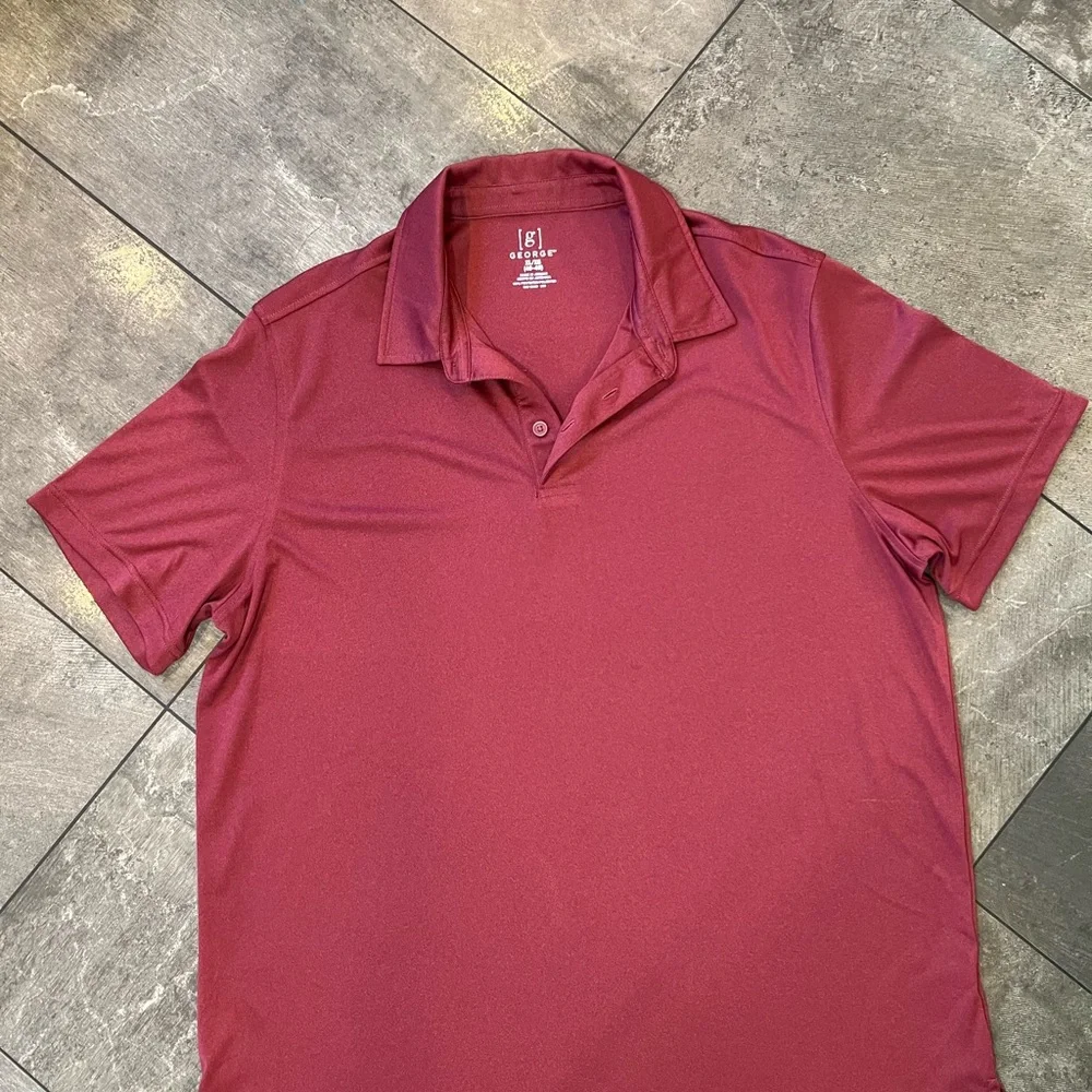 George Men's Red Polo Shirt size xl/xg (46-48) like new!